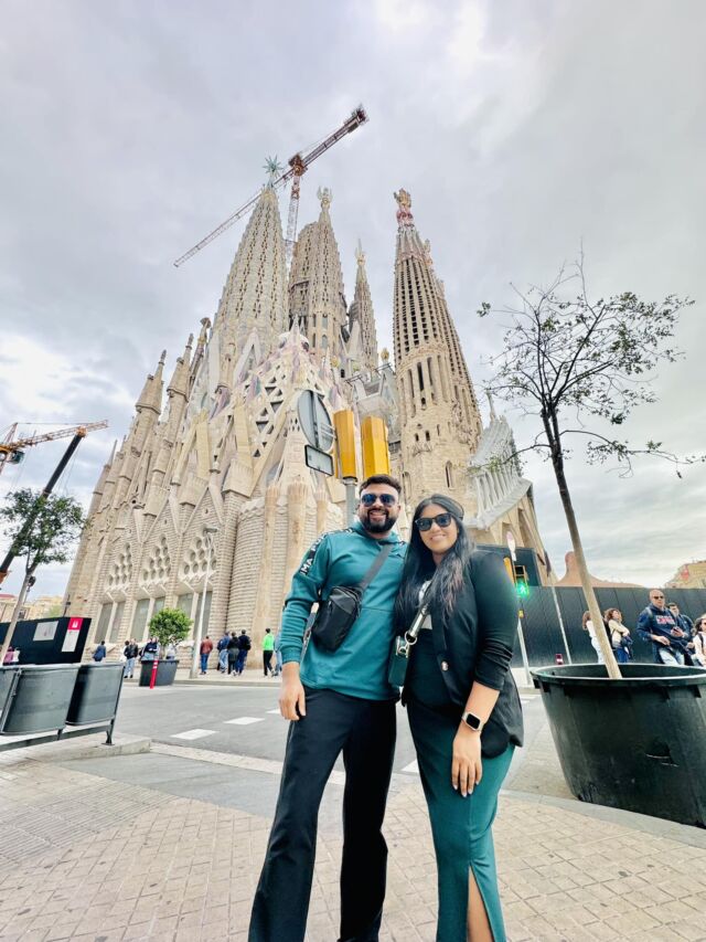 La Sagrada Familia is symbolic of the lifetime of Christ. Most visited landmark in the whole of Spain! (Largest & tallest church in the world once completed) 142 year old construction still in progress.
